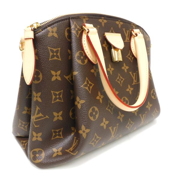 dz746651 4 Louis Vuitton Rivoli Monogram 2way Shoulder Handbag Brown