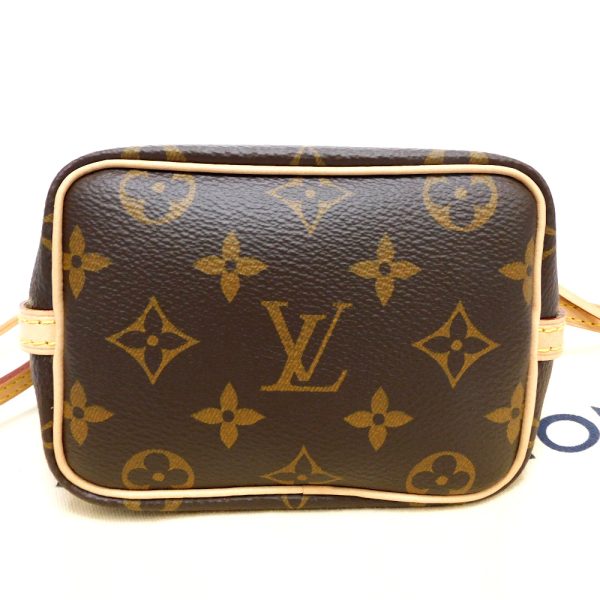dz758102 5 Louis Vuitton Monogram Nano Noe Shoulder Bag Brown