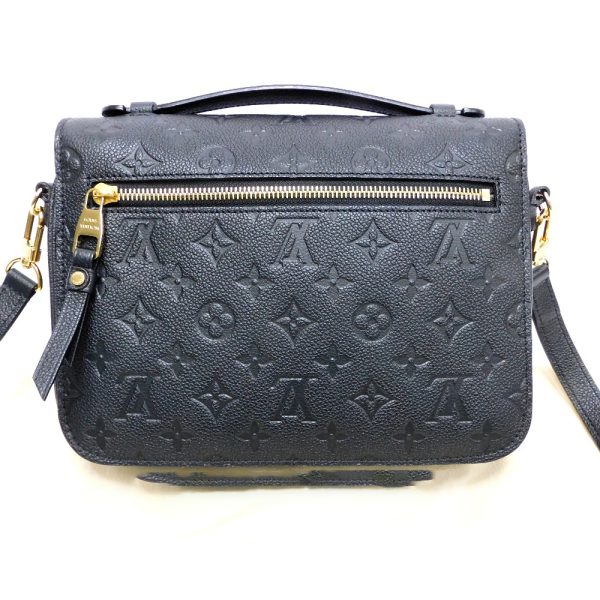 dz763311 2 Louis Vuitton Monogram Empreinte Pochette Metis Shoulder Bag Black