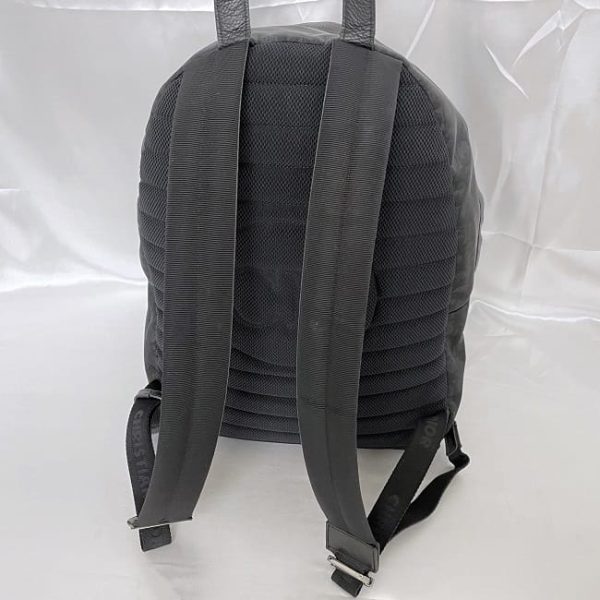 f 19953 3 Christian Dior Homme Backpack Black Oblique Nylon Leather Rucksack