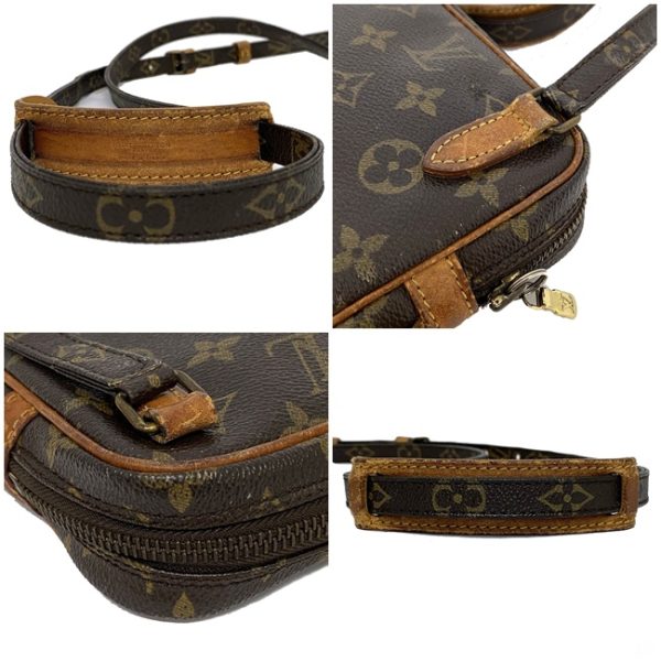 f13973 7 Louis Vuitton Monogram Pochette Shoulder Bag brown