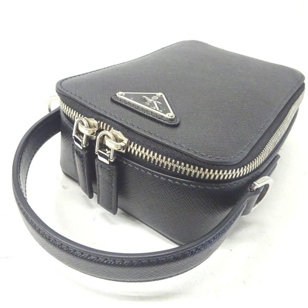 ft1026051 10 Prada Crossbody Bag Saffiano Shoulder Bag Black