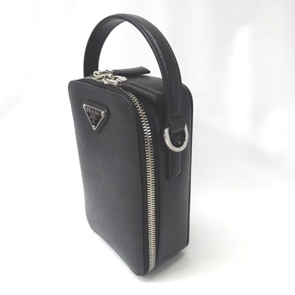 ft1026051 6 Prada Crossbody Bag Saffiano Shoulder Bag Black