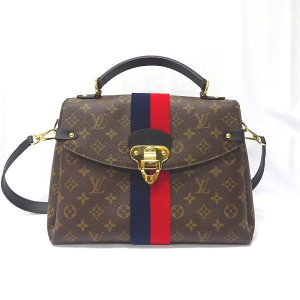 ft539761 2 Louis Vuitton Monogram Georges 2way Shoulder Bag Brown