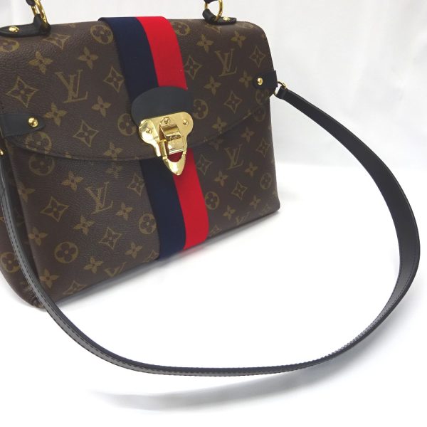 ft539761 8 Louis Vuitton Monogram Georges 2way Shoulder Bag Brown