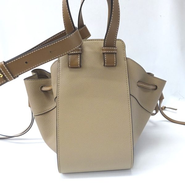 ft562723 3 Loewe Handbag 2WAY Hammock Drawstring Small Shoulder bag Beige