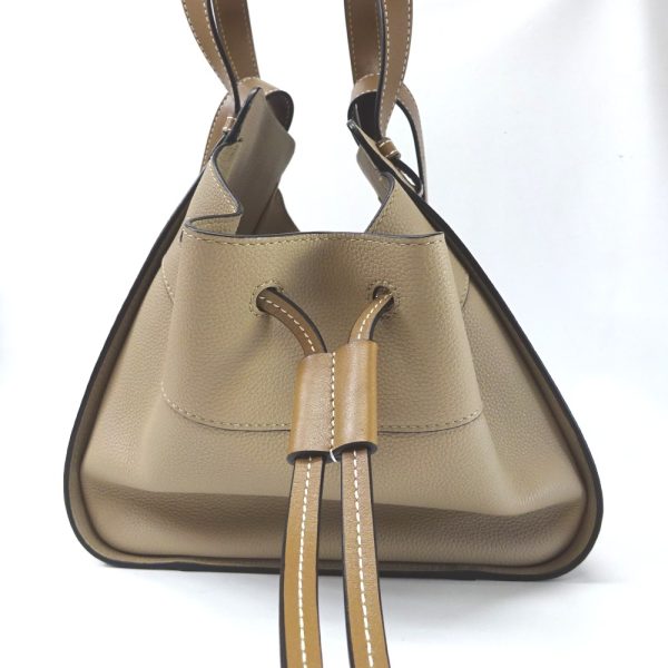 ft562723 4 Loewe Handbag 2WAY Hammock Drawstring Small Shoulder bag Beige