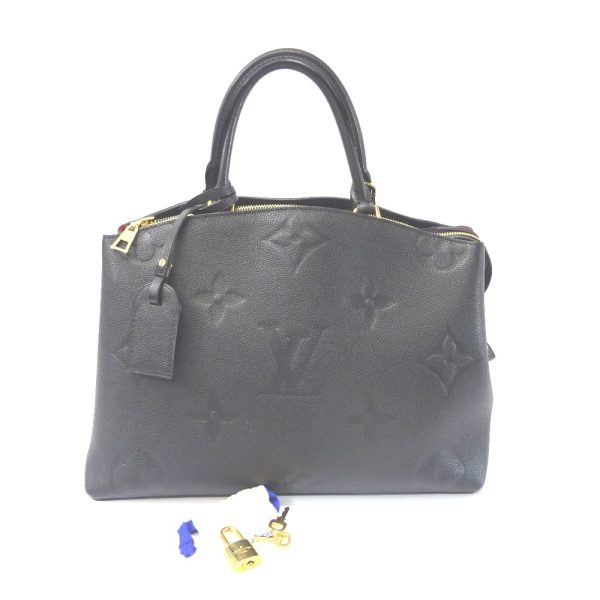 ft576202 2 Louis Vuitton Grand Palais MM Monogram Empreinte Handbag Noir