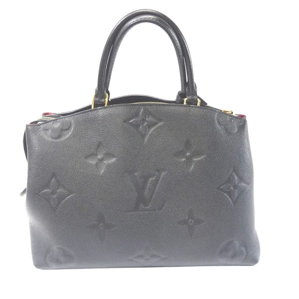 ft576202 4 Louis Vuitton Grand Palais MM Monogram Empreinte Handbag Noir