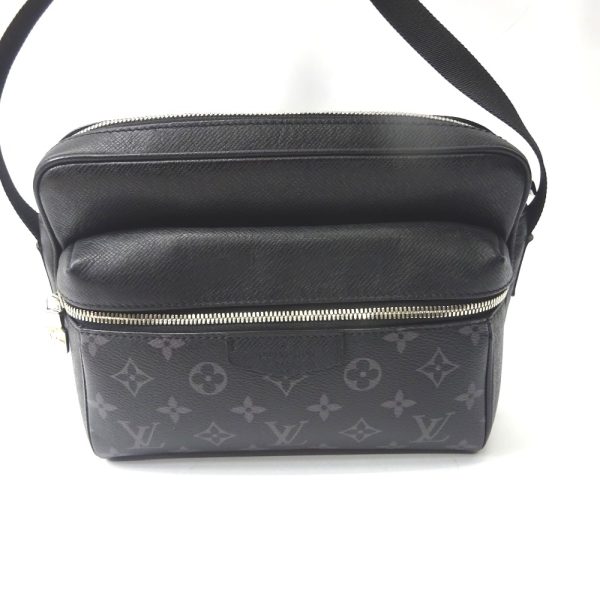 ft595291 3 Louis Vuitton Taiga leather Taigarama Outdoor Messenger PM Shoulder Bag Black