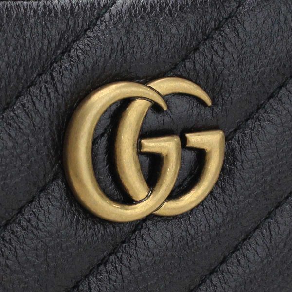 guc550155021 2 Gucci GG Marmont 20 Womens Shoulder Bag Black