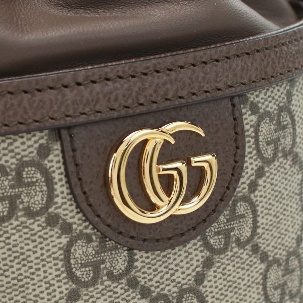 guc760199011 2 Gucci Ophidia Bucket HandBag Beige Brown