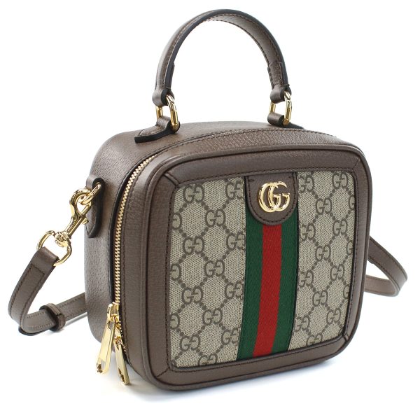 guc772157011 1 Gucci Ophidia Mini Handbag Beige Brown