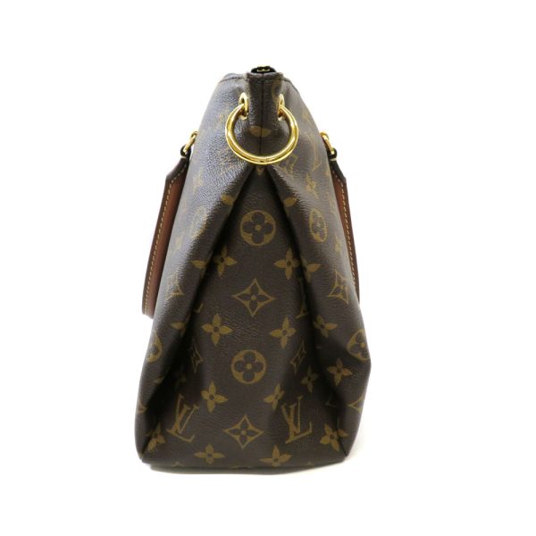 h210403504 Louis Vuitton Pallas Handbag Monogram Leather Brown Black