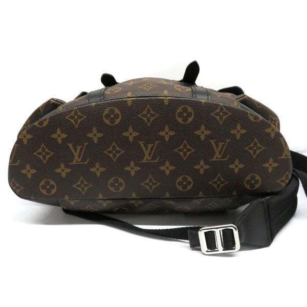 h2106201 4 Louis Vuitton Christopher PM Monogram Macassar Backbag Brown