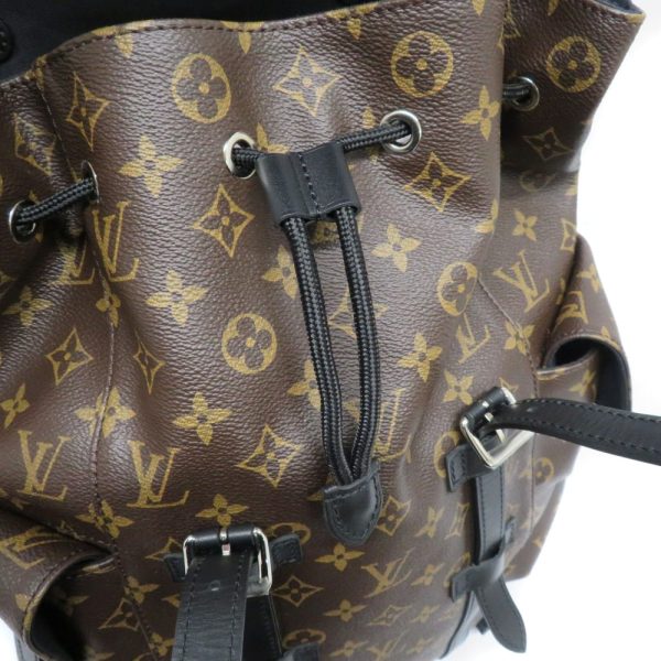 h2106201 9 Louis Vuitton Christopher PM Monogram Macassar Backbag Brown