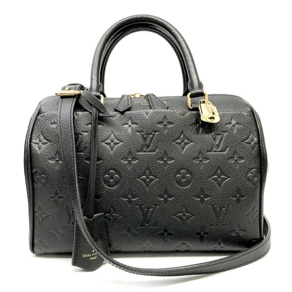 h2203590 1 Louis Vuitton Speedy Bandouliere 25 Handbag Shoulder 2way Monogram Empreinte Black