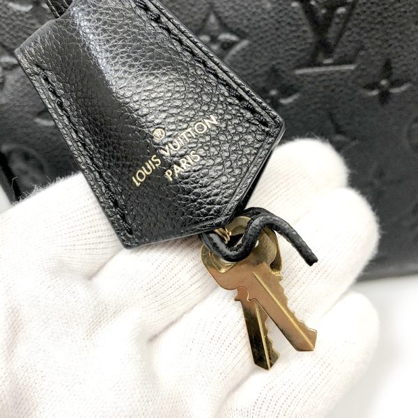 h2203590 13 Louis Vuitton Speedy Bandouliere 25 Handbag Shoulder 2way Monogram Empreinte Black