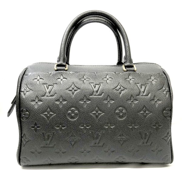 h2203590 4 Louis Vuitton Speedy Bandouliere 25 Handbag Shoulder 2way Monogram Empreinte Black