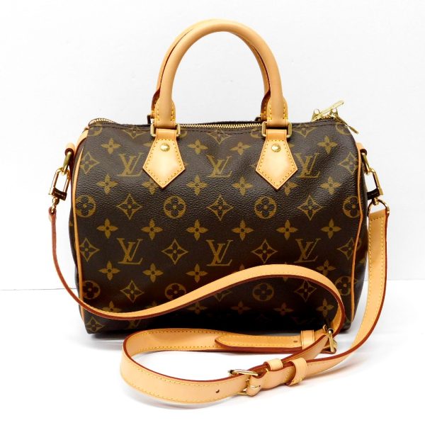 hn282141 1 Louis Vuitton 2WAY Bag Monogram Speedy Shoulder Bag Brown
