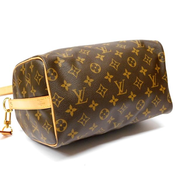 hn282141 3 Louis Vuitton 2WAY Bag Monogram Speedy Shoulder Bag Brown
