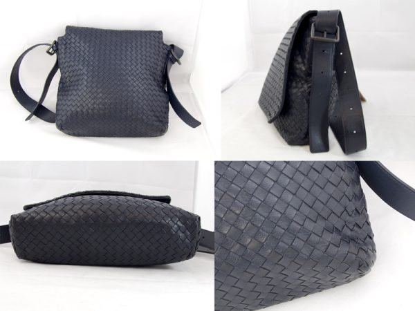 imgrc0077114925 Bottega Veneta Shoulder Intrecciato Messenger Crossbody Bag Navy