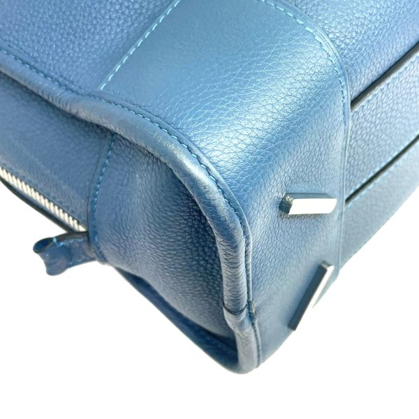 imgrc0077679578 Loewe Amazona 28 2WAY Handbag Leather Blue Gray