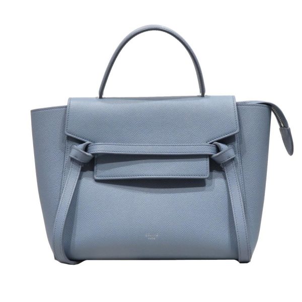 imgrc0078334687 Celine leather Belt Micro Handbag Blue