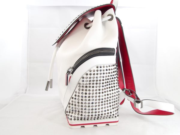 imgrc0078363628 Christian Louboutin Black metal fittings leather Bag White