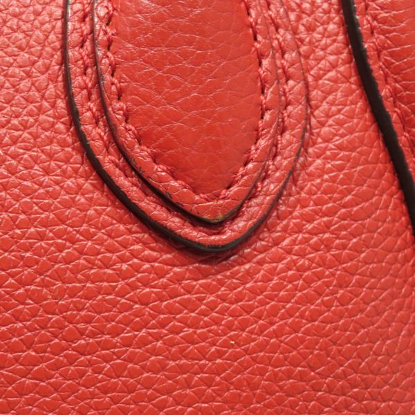 imgrc0078387693 Celine Luggage Nano Handbag Leather Tote Bag Red