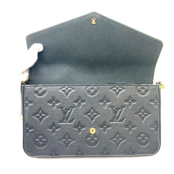 imgrc0078738344 Louis Vuitton Pochette Felicie Monogram Empreinte Shoulder Bag Black