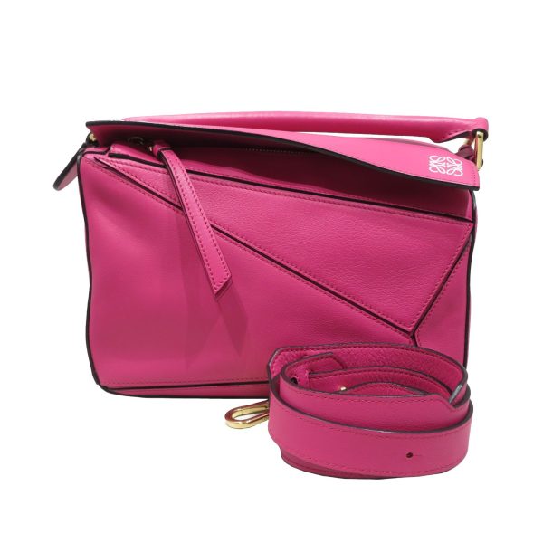 imgrc0078740751 Loewe Puzzle Classic Calf Small Handbag Pink