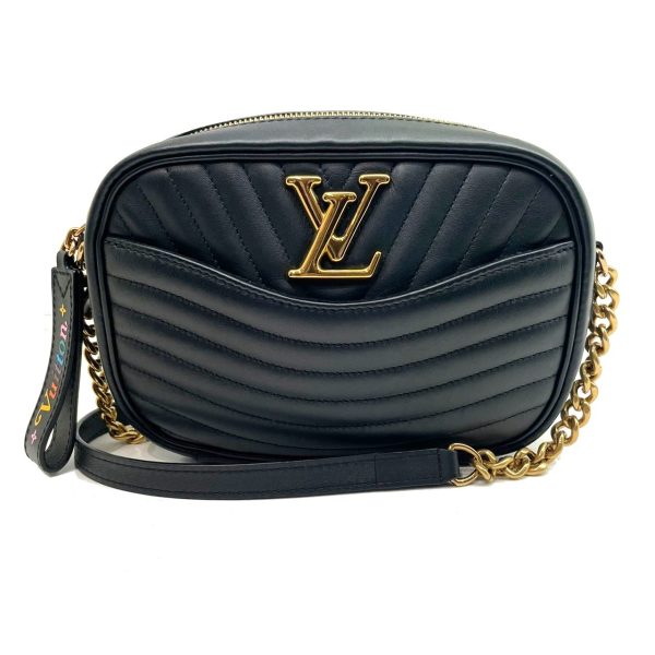 imgrc0078988257 Louis Vuitton Cowhide calf Camera Shoulder Bag Black