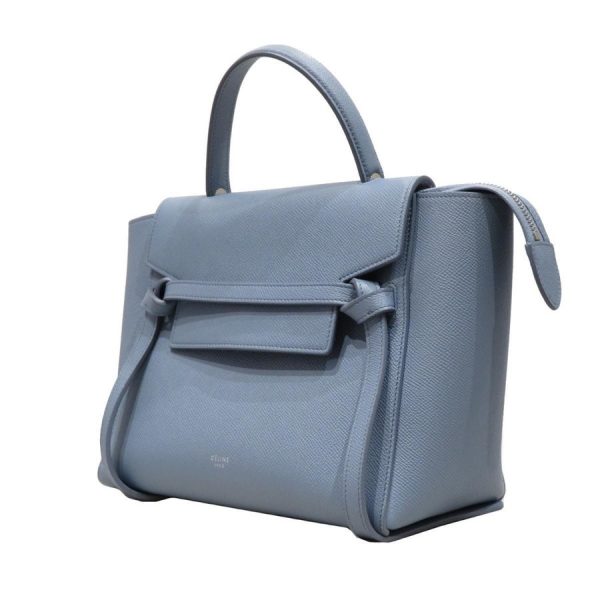 imgrc0079015870 CELINE Belt Bag Micro Handbag Blue Leather