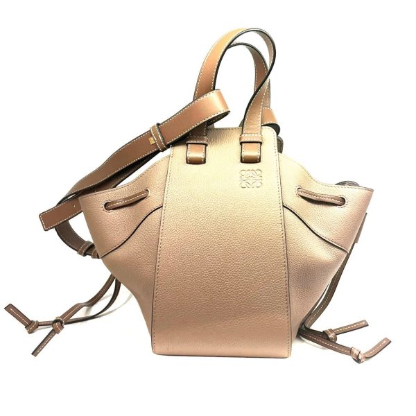 imgrc0079020524 Loewe Hammock Bag Small Shoulder Bag Beige Leather