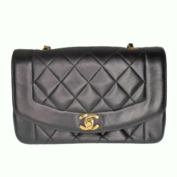 imgrc0079326387 Chanel Coco Mark Leather Women Chain shoulder bag Black