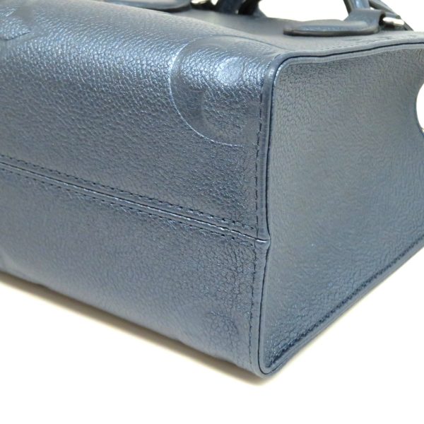 imgrc0079401984 Louis Vuitton On the Go PM Monogram Empreinte Handbag Shoulder Bag Navy Blue