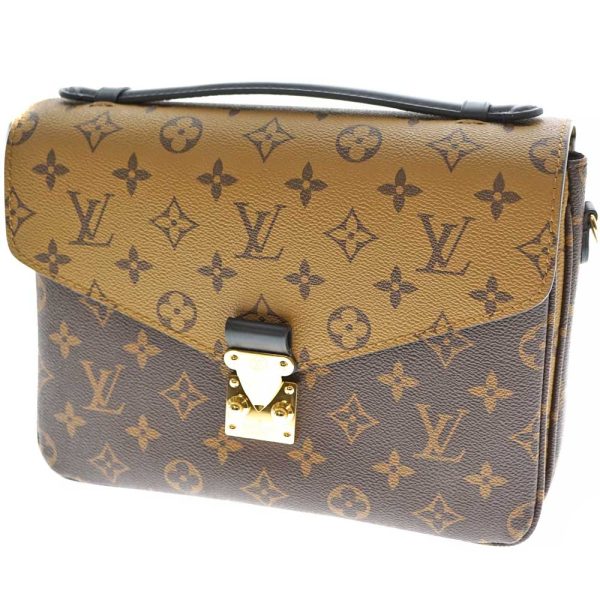 imgrc0079592362 Louis Vuitton Pochette Metis MM Monogram Shoulder Bag Brown