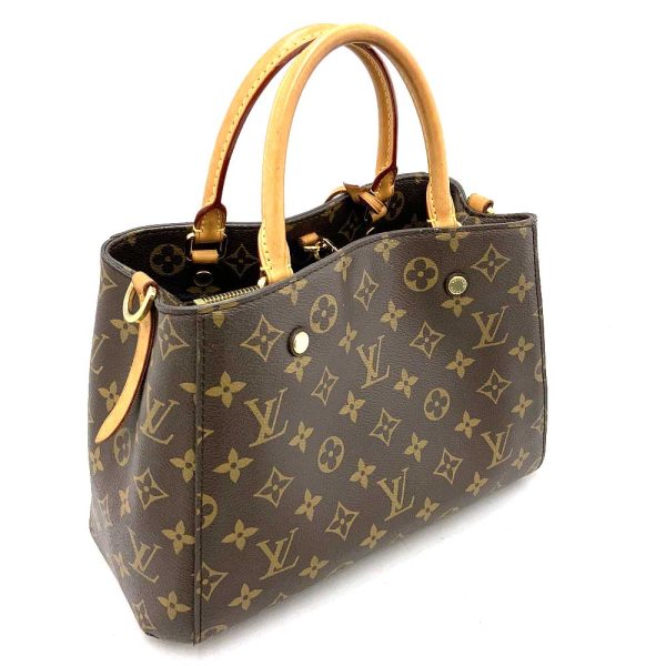 imgrc0079689102 Louis Vuitton Montaigne BB PVC Leather Monogram 2 Way Shoulder Bag
