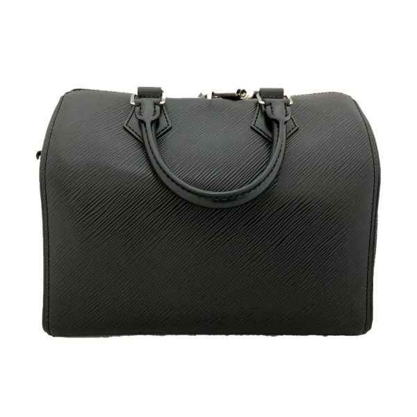 imgrc0079741508 Louis Vuitton Speedy 25 Bandouliere Epi Noir Leather Crossbody Shoulder Bag Boston Bag Mini Handbag Black