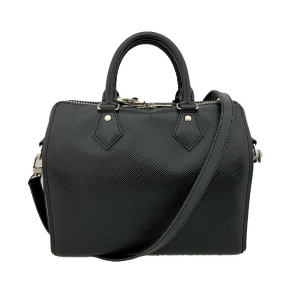 imgrc0079741526 Louis Vuitton Speedy 25 Bandouliere Epi Noir Leather Crossbody Shoulder Bag Boston Bag Mini Handbag Black
