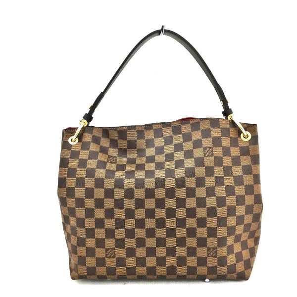 imgrc0079844517 Louis Vuitton Graceful MM Damier Ebene PVC Handbag Shoulder Bag Brown