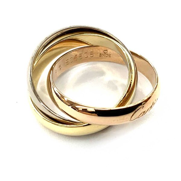 imgrc0079856698 Cartier Trinity Ring Size 8 K18PG K18 Yellow Gold