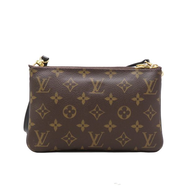 imgrc0080160753 Louis Vuitton Pochette Double Zip Shoulder Bag Monogram Brown