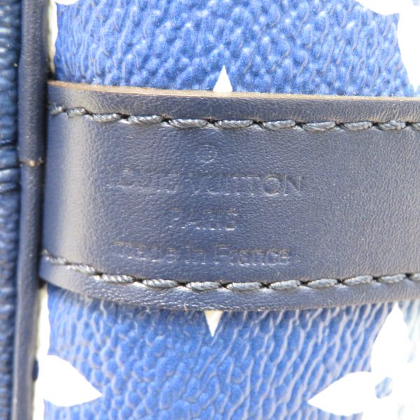 imgrc0080462808 Louis Vuitton LV Escale Speedy 30 Monogram Giant Boston Bag Indigo