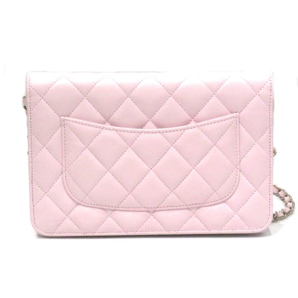 imgrc0080731175 Chanel Classic Chain Wallet Caviar Skin Shoulder Bag Light Pink