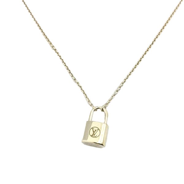 imgrc0080822117 Louis Vuitton Pendantif Silver Lockit Necklace Pendant 50cm SV925 Q93559 Silver