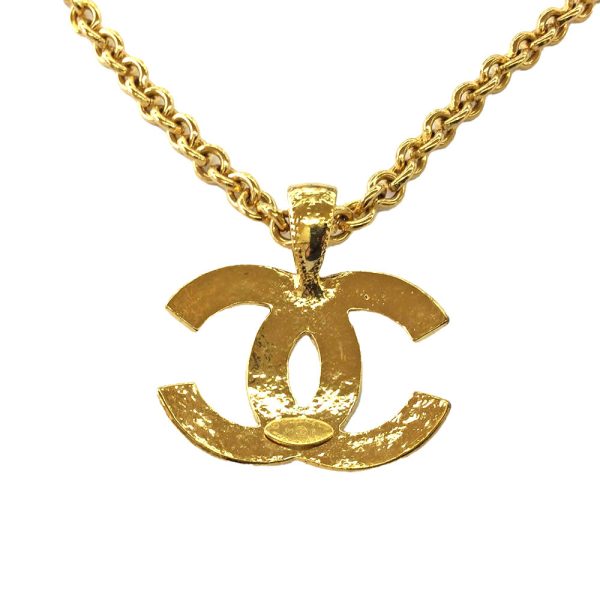 imgrc0080966031 Chanel Coco Mark Necklace GP Gold Plated Metal