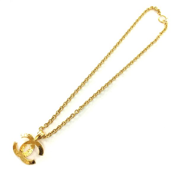 imgrc0080966035 Chanel Coco Mark Necklace GP Gold Plated Metal