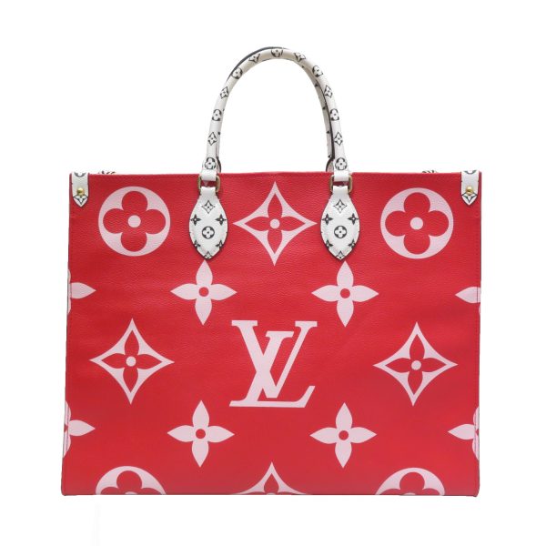 imgrc0081284228 Louis Vuitton On the Go GM Monogram Giant Tote Bag Red Pink Yellow